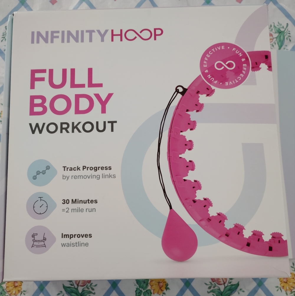 Infinity Hoop Purple Fitness Hulu Hoop